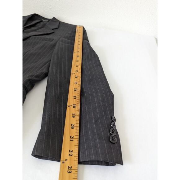JoS A Bank 100% Wool‎ Charcoal Pinstripe Blazer Sport Coat Jacket Mens Size 40R - Picture 12 of 12
